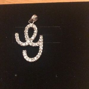Diamond G charm